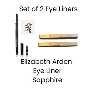 Elizabeth Arden Eyeliner Sapphire 04 Beautiful Color Precision Glide Set of 2